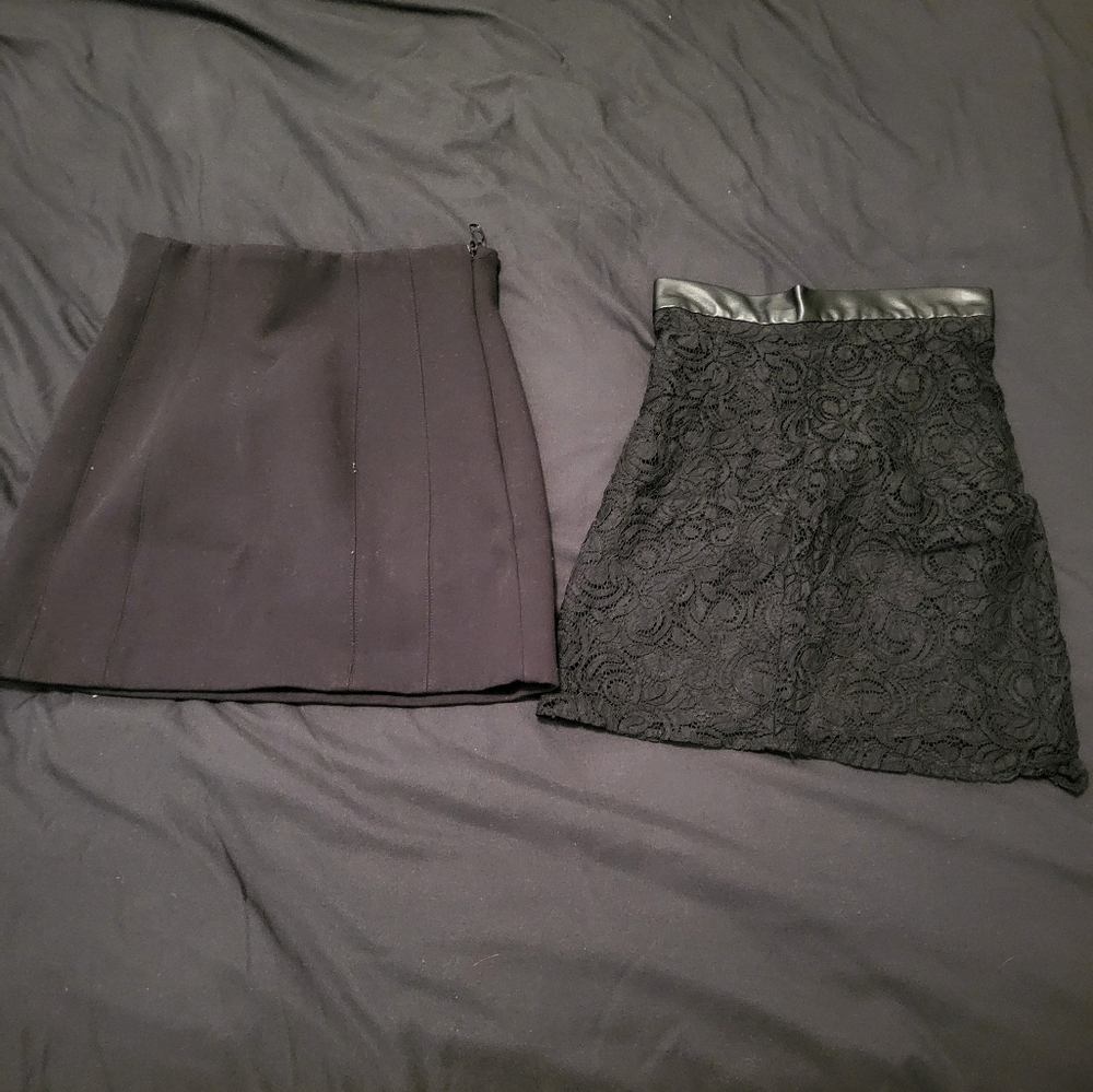 Bundel Of Two Black Skirt ZARA / Lot De Deux Jupes Zara ( Size Us Xs / Eu 34)